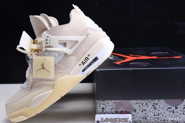 Air x Sail Off-White Jordan 4 CV9388-100 0816